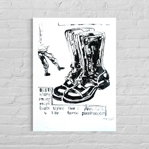 Andy warhol paratrooper - andy, bottes
