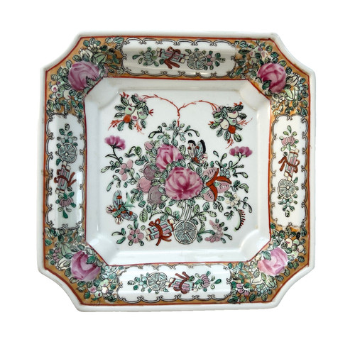 Plat carré porcelaine chine - plat,