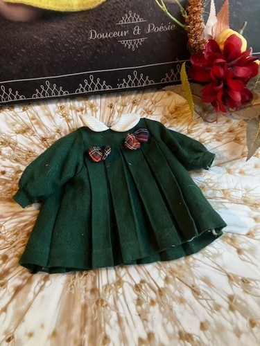 Robe vert bouteille tres - robe, jolie