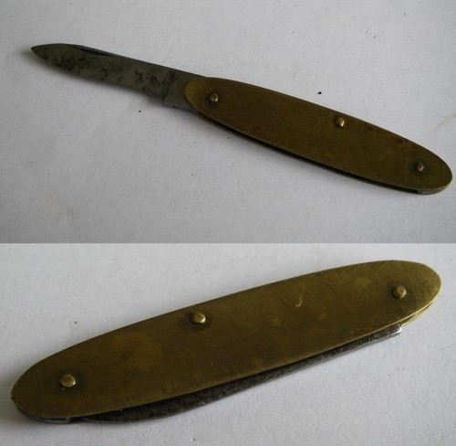 Ancien couteau pliant - ancien,