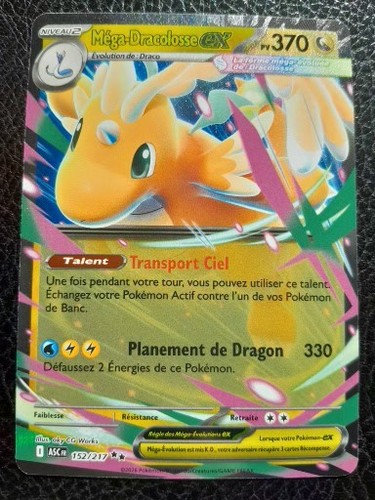 Pokémon méga dracolosse - méga-dracolosse, ex