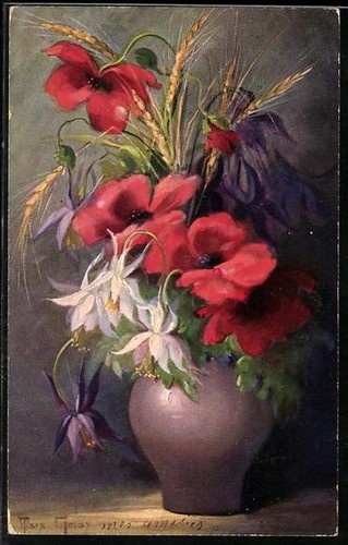Carte postale artiste mary - postale,