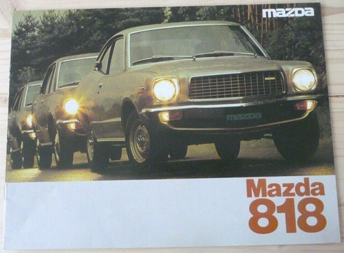 1975 mazda 818 catalogue - 1975,