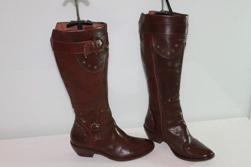Bottes san marina cuir marron - bottes,