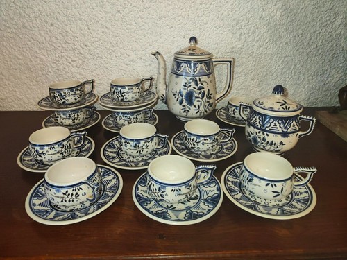 Ancien service café - ancien, à