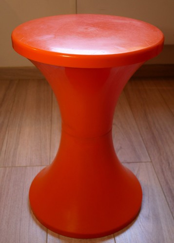 Tabouret tam orange - tabouret,