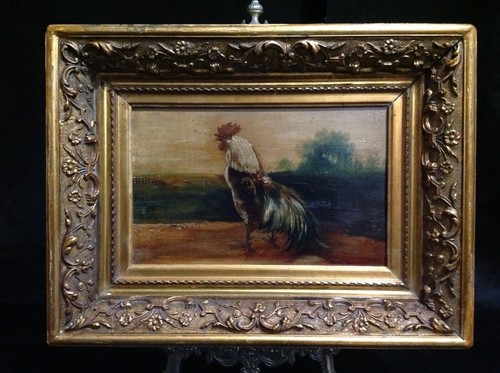 Tableau ancien huile sur bois