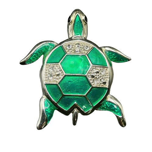 Enamel rhinestone green - rhinestone,