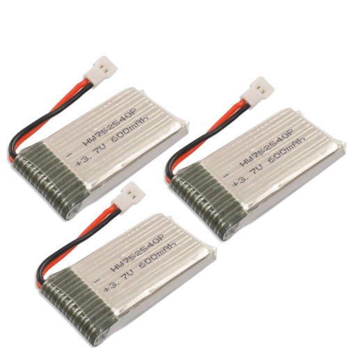 Lipo accu 7v 600mah - 3,7v,
