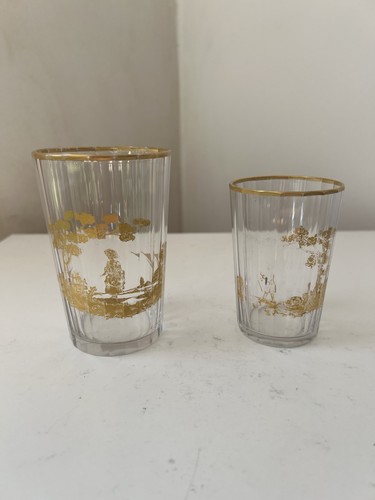 Ancien gobelets verres cristal - ancien,