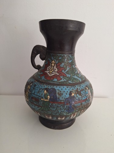 Ancien vase bronze - vase,