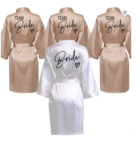 Pyjama kimono satin - kimono, en