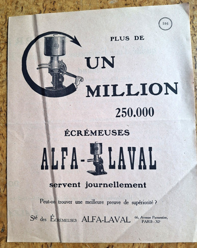Vers 1930 publicité - 1930,