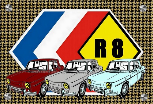 Plaque renault aspect - 8, (aspect