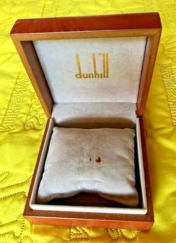 Vintage dunhill wooden watch - vintage,