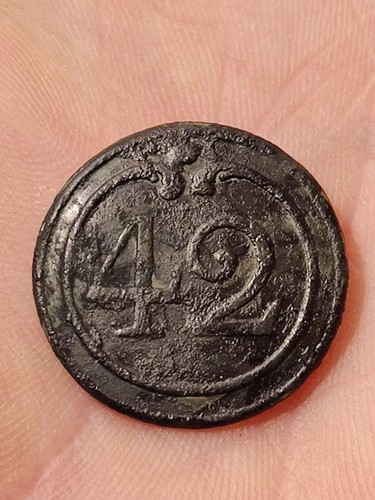 Bouton 42eme régiment - bouton,