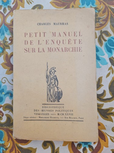 Charles maurras petit manuel - petit,