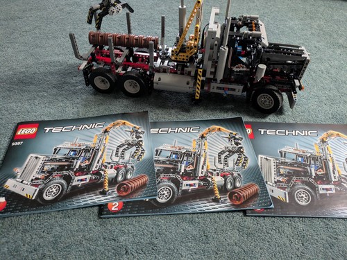 Lego technic logging truck - technic:,