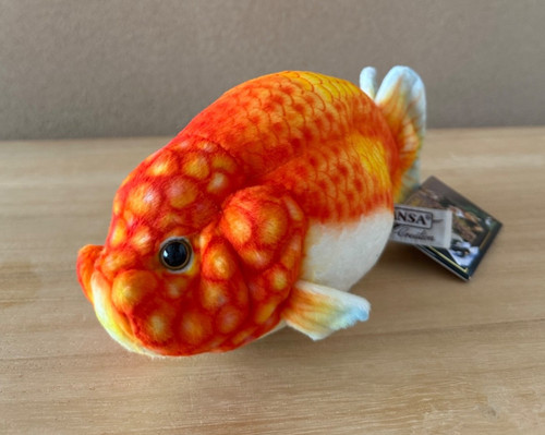 Peluche poisson rouge hansa - peluche,