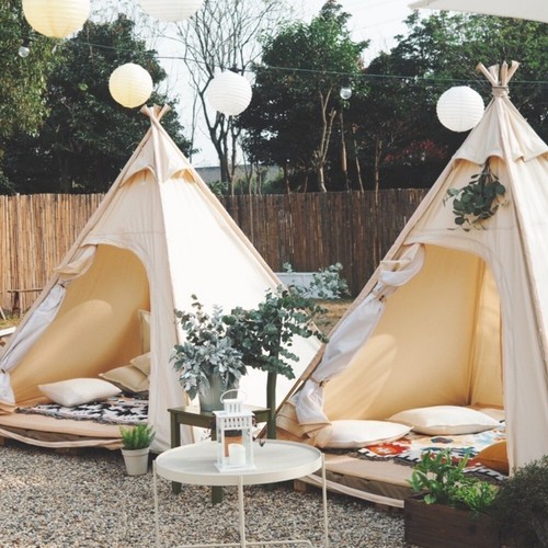 Tente pyramidale toile - pyramidale,