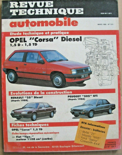 Revue technique opel - technique,