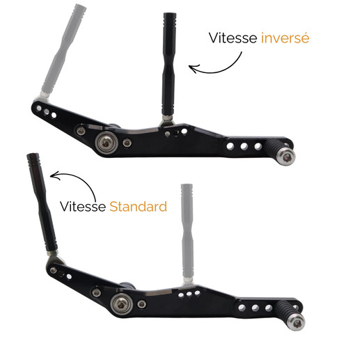 Commandes reculées moto tron - commandes,