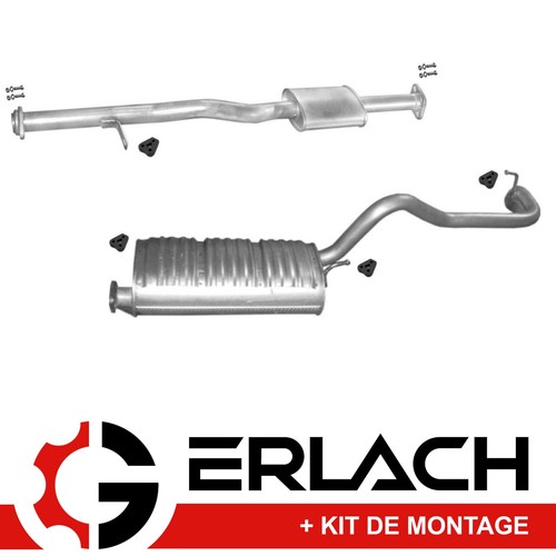 Echappement silencieux pour