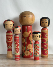 Lot poupées kokeshi - de,