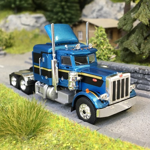 Tracteur peterbilt 359 bleu - tracteur, 359,