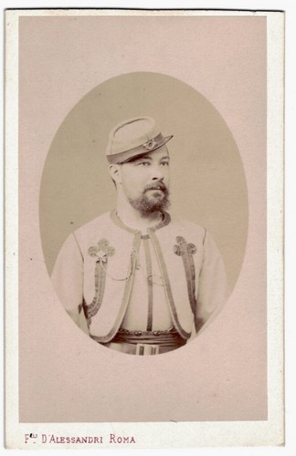 Cdv zouaves pontificaux rome - zouaves,