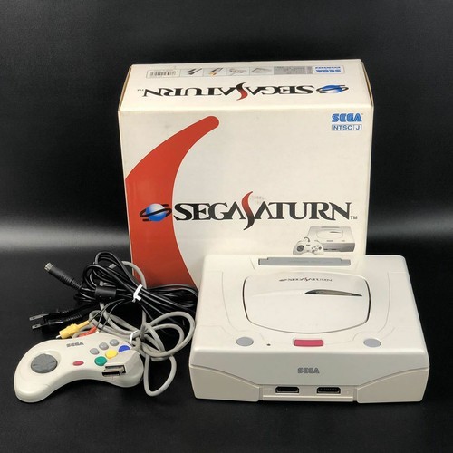 Console sega saturn blanche - console,