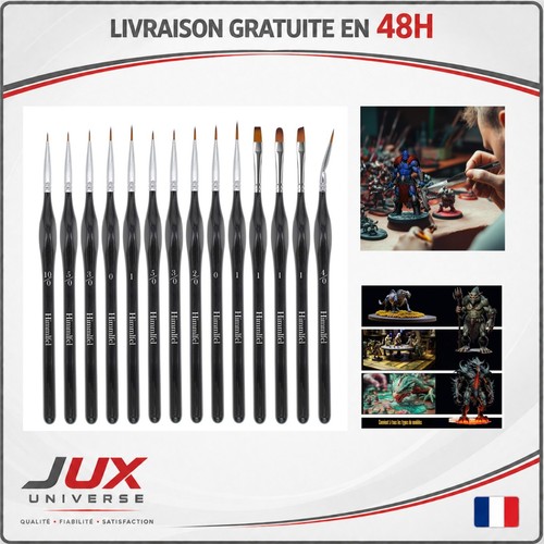 Lot pinceaux fins - 14,