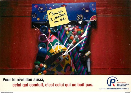 Carte postale publicite - -,