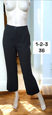 Un deux Trois 1-2-3 Taille 36 pantalon noir rayures verticales