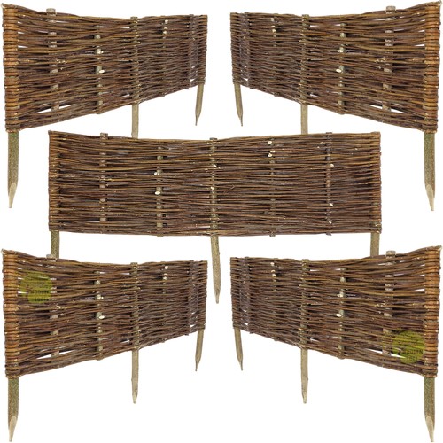 Clôture osier 100x30cm set - en,