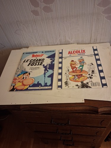 Asterix lot 2 livres - asterix,