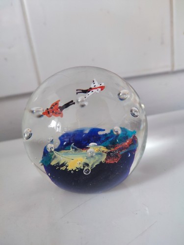 Sulfure presse papier aquarium - presse,