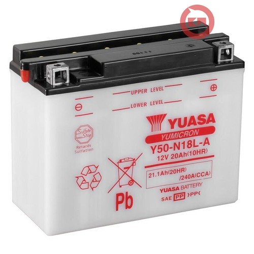 Batterie yuasa y50 n18l 12v - yuasa, y50-n18l-a