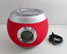 NAF NAF HYP Mini Boombox Radio Cassette CD MP3 USB SD rouge