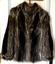 veste en fourrure véritable environ 57 cm de long