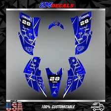 Kit Graphique Yamaha YFZ 450 2003 2004 2005 2006 2007- 2008 Décals Stickers Atv