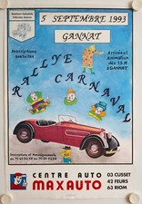 Affiche RALLYE CARNAVAL GANNAT