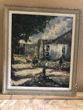Tableau huile couteau sur - tableau,
