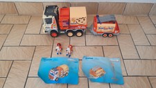 PLAYMOBIL CITY CAMION 4x4 TOUT TERRAIN RALLYE 4420 RACE TRUCK + SA REMORQUE 4422