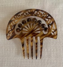 Ancien Grand Peigne à Cheveux . Chignon.  Coiffure Espagne. Peigne flamenco.