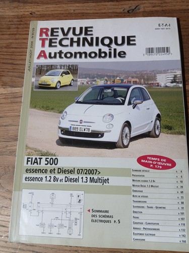 Fiat 500 depuis 2007 - :, revue