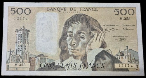 Billet 500 francs - billet,