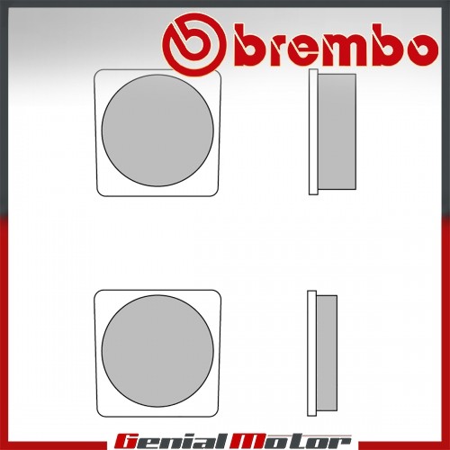 Plaquettes brembo frein - plaquettes,