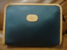 CHRISTIAN DIOR BLACK CANVAS