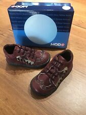 Mod8 T 22 Fille : Chaussures De Marche Bottillons Cuir Bordeaux Neuves